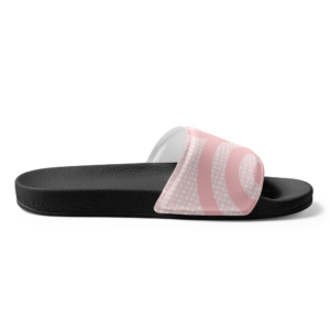 Snail Motif Slides - Pink